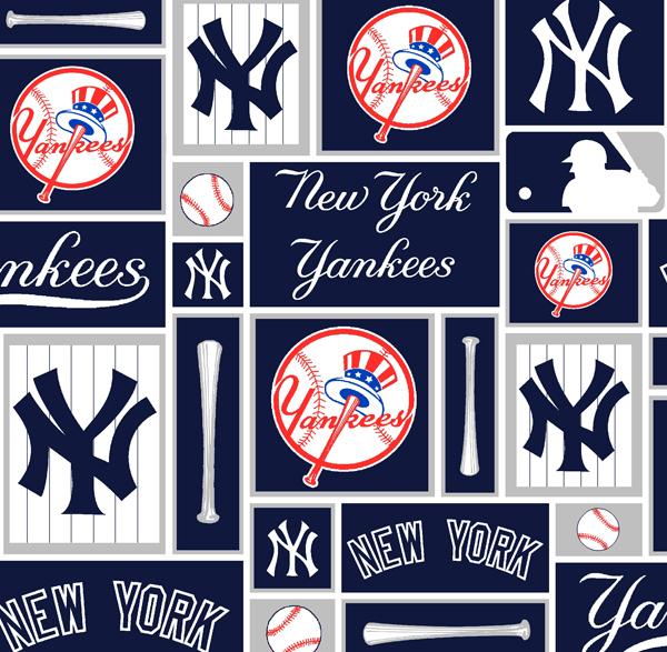 FT MLB New York Yankees 54" 6647-B - Cotton Fabric