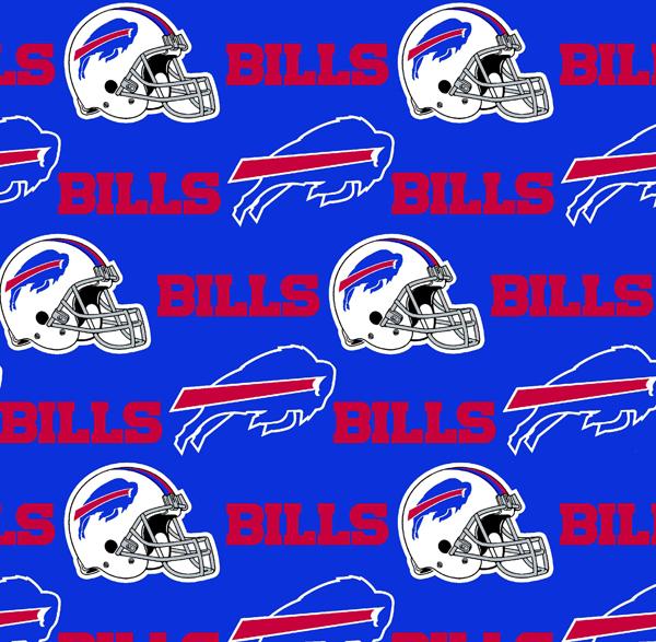 FT NFL Buffalo Bills Sports Team 6377-D - Cotton Fabric