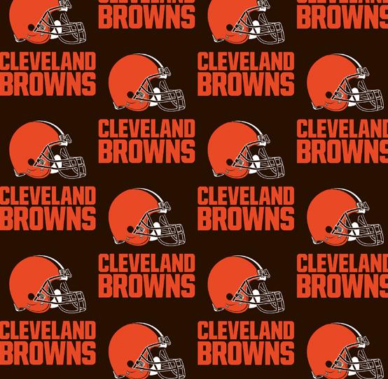 FT NFL Cleveland Browns 54" 6735-D - Cotton Fabric