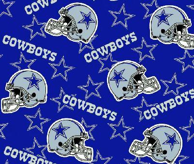 FT NFL Dallas Cowboys Cotton Fleece - 6245-D  - Cotton Fleece Fabric