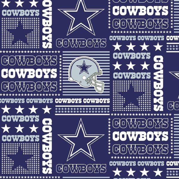 FT NFL Dallas Cowboys Sports Team 6424-D - Cotton Fabric