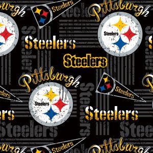 FT NFL Retro Pittsburgh Steelers 58" - 14450-D - Cotton Fabric