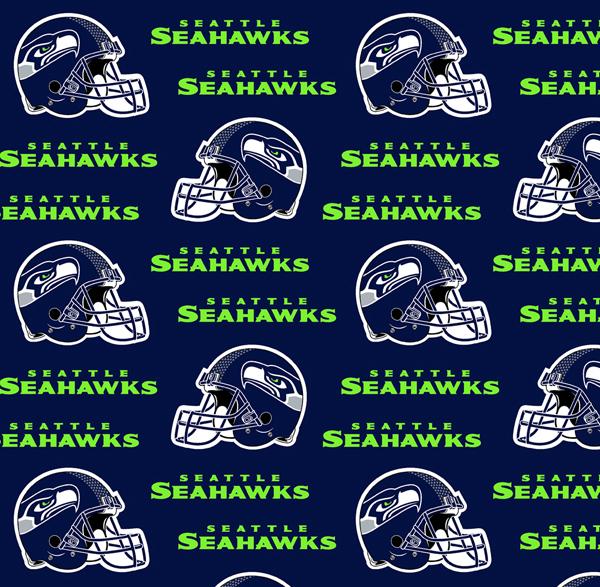 FT NFL Seattle Seahawks Sports Team 6402-D - Cotton Fabric