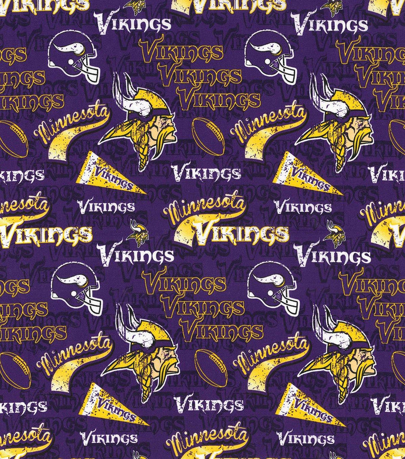 FT NFL Minnesota Vikings 14446-D - Cotton Fabric