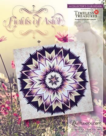 Fields of Aster Paper Piecing Quilt Pattern - JNQ00268P19