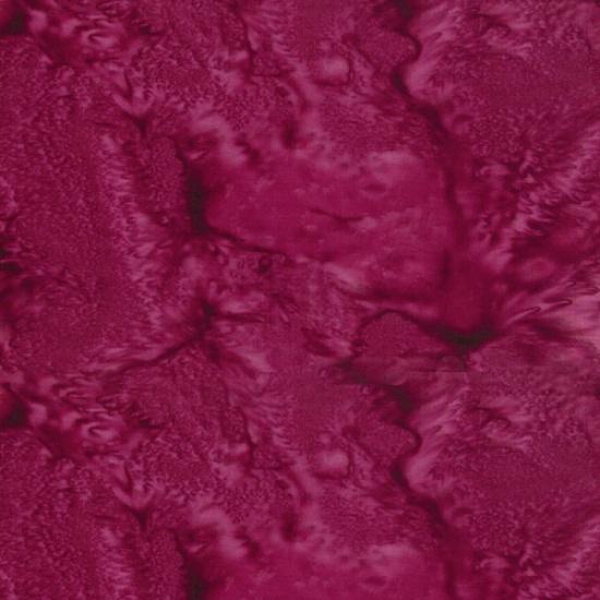 HFF 1895 Bali Watercolor Batiks - 1895-38 BURGUNDY - Cotton Batik Fabric