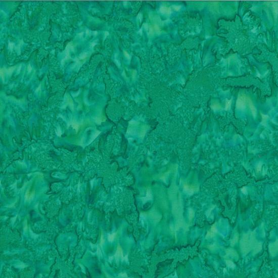 HFF 1895 Bali Watercolor Batiks - 1895-710 SHAMROCK - Cotton Batik Fabric