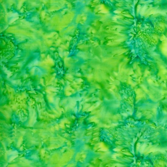 HFF 1895 Bali Watercolor Batiks - 1895-71 LIME - Cotton Batik Fabric