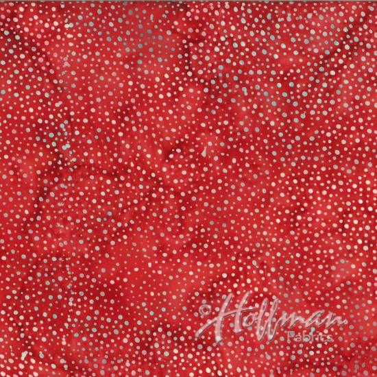HFF Bali Batik 885-5-Red - Cotton Batik Fabric