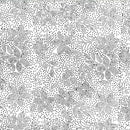 HFF Bali Batik Dotty Floral - T2439-163 Zebra - Cotton Batik Fabric