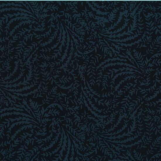 HFF Bali Batik Leafy - T2443-4 Black - Cotton Fabric