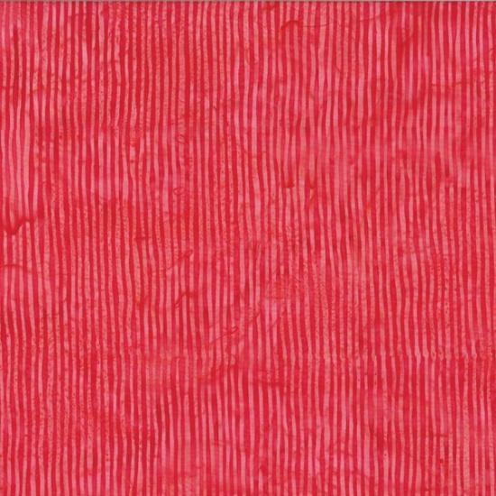 HFF Bali Batik Skinny Stripes Cherry R2284-403 - Cotton Batik Fabric