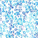 HFF Bali Batiks - Deco Floral U2467-490 Cabana - Cotton Batik Fabric