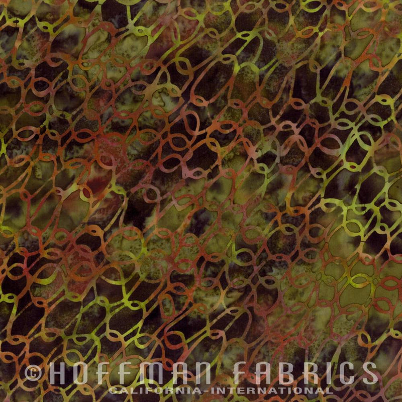 HFF Bali Chop Batik Chains M2730-246 - Cotton Batik Fabric