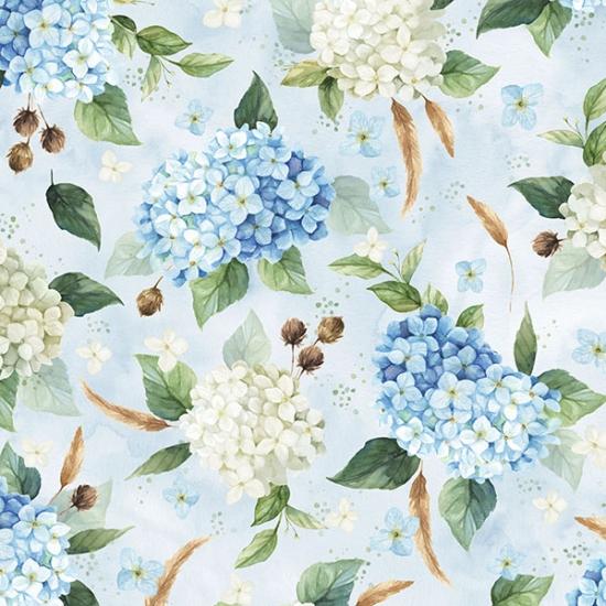 HFF Celebrate the Seasons 2.0 U5130-222 Hydrangea - Cotton Fabric