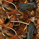 HFF Sun Up to Sundown S4834-39 Rust - Cotton Fabric