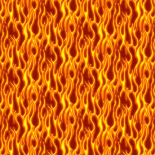 HG American Truckers 9479-85 Flame - Cotton Fabric