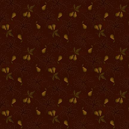 HG Chocolate Covered Cherries 215-88 Blk/Cherry - Cotton Fabric