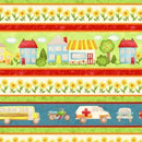 HG Happy Town Q-9497-8 - Cotton Fabric