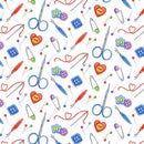 HG Just Sew Happy 493-71 Multi - Cotton Fabric