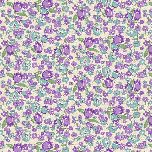 HG Nana Mae 6 - 361-51 Lavender - Cotton Fabric