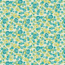 HG Nana Mae 6 - 361-64 Aqua - Cotton Fabric