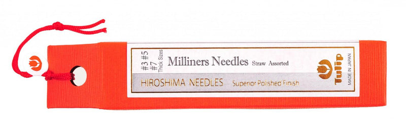 Hiroshima Milliners Straw Needles Assorted Thick Sizes - THN-082E