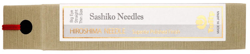 Hiroshima Sashiko Needles Big Eye Straight Thin Size - THN-103E