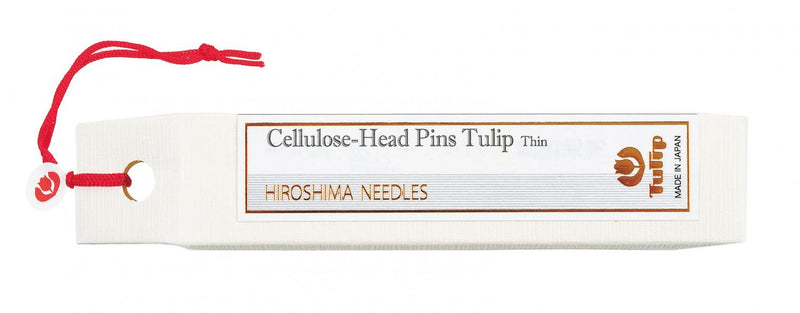 Hiroshima Thin Pink Tulip Cellulose-Head Pins - THN-073E