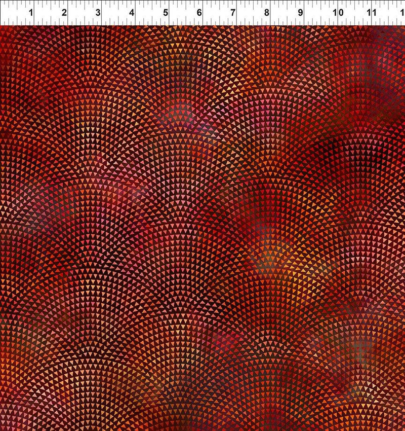 ITB Floragraphix V - 10FGE1 Red  - Cotton Fabric