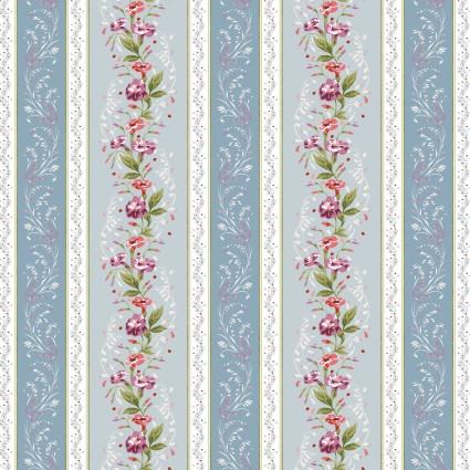 MAY Adelaide 10281-B Blue - Cotton Fabric