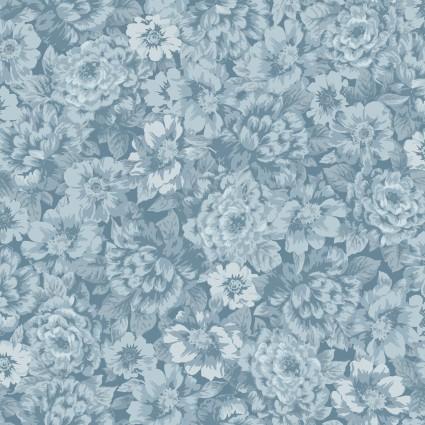 MAY Adelaide 10282-B Blue - Cotton Fabric