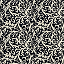 MAY Nightfall 10242-JE Black/Cream - Cotton Fabric