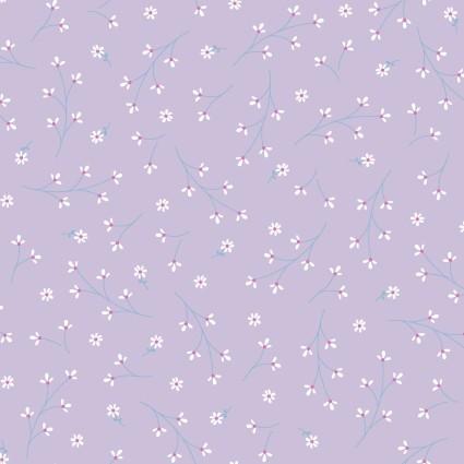 MAY Pretty Petals 8260-V Violet - Cotton Fabric