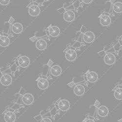 MAY Vintage Boardwalk - 9716-K Diagonal Bikes - Maywood Studios Fabric
