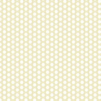 MAY Vintage Flora 10335-S Yellow - Cotton Fabric