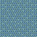 MAY Vintage Flora 10338-N Navy - Cotton Fabric