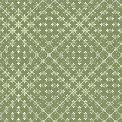 MAY Vintage Flora 10339-G Green - Cotton Fabric