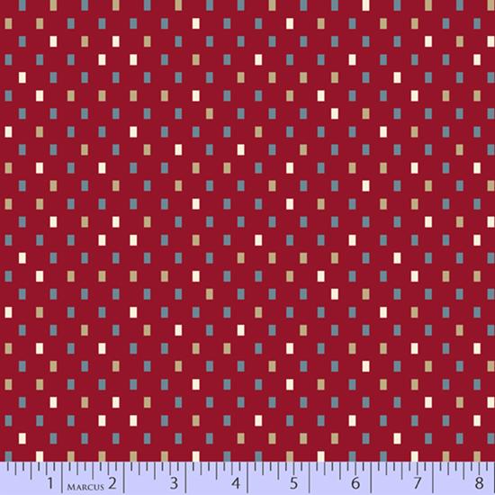 MB Blue Meadow 0785-0157 Tiny Boxes - Cotton Fabric