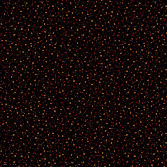 MB Butternut and Peppercorn R170524-BLACK - Cotton Fabric