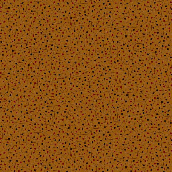 MB Butternut and Peppercorn R170524-RUST - Cotton Fabric