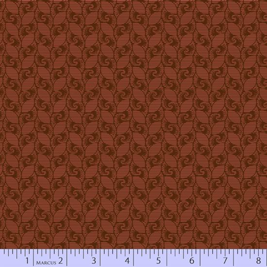 MB Hill Country Heritage - 8428-0511 Rust - Cotton Fabric