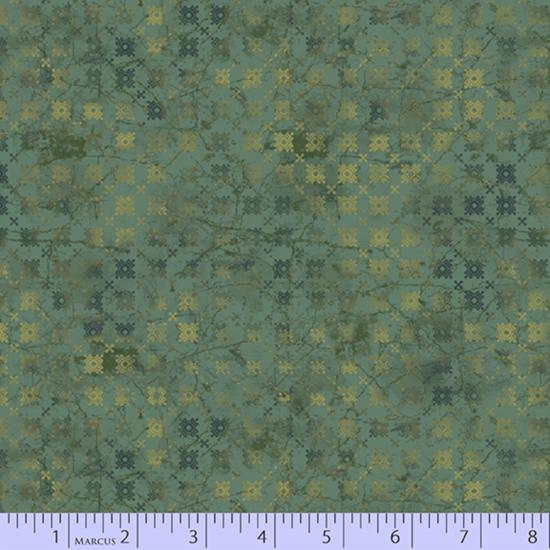 MB Las Flores 0978-0114 Green - Cotton Fabric