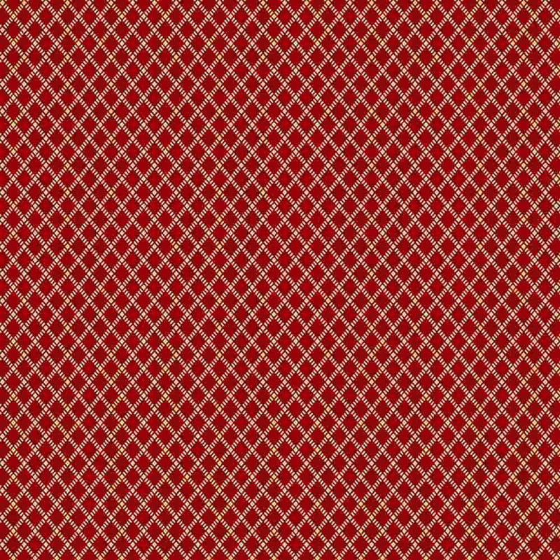 MB Paula's Companions II - R220304-RED - Cotton Fabric