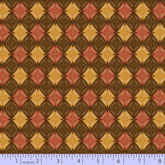 MB Spice Bazaar R2112-BROWN - Cotton Fabric
