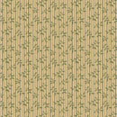 MB Villa Flora R220480-GREEN - Cotton Fabric