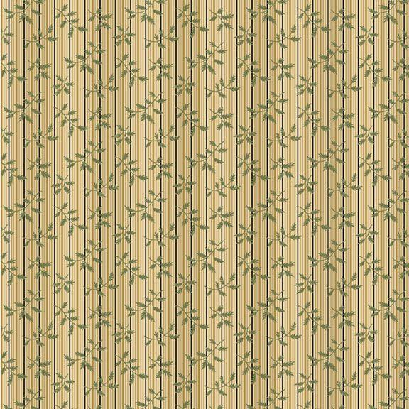 MB Villa Flora R220480-GREEN - Cotton Fabric