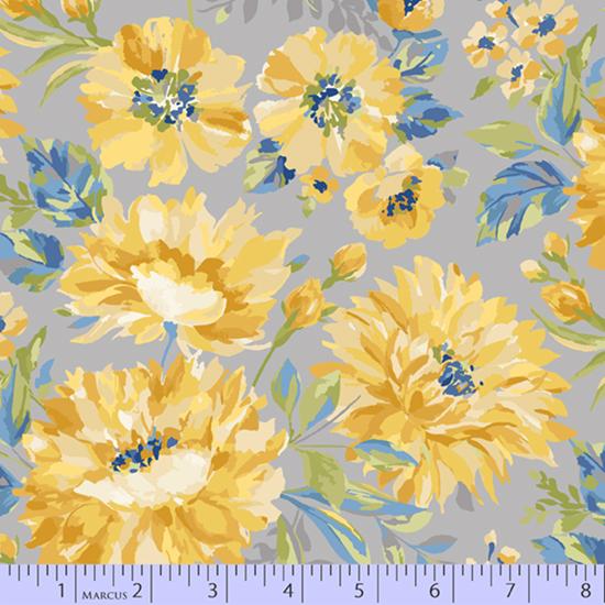 MB Yellow Sky R2129-GRAY - Cotton Fabric