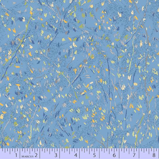 MB Yellow Sky R2130-MED_BLUE - Cotton Fabric