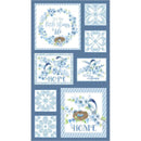 MM Bluebird Panel DDC9936-BLUE-D - Cotton Fabric